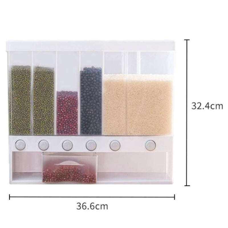 BowLift | Wall-Mounted Automatic Kitchen Grain Rice Storage Tank