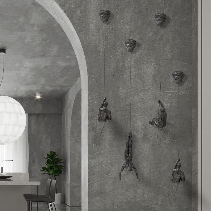 BowLift | Climbing Man Wall Art Set of 3