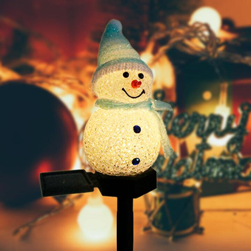 BowLift | Super Cute Waterproof Solar Power Snowman Lamp