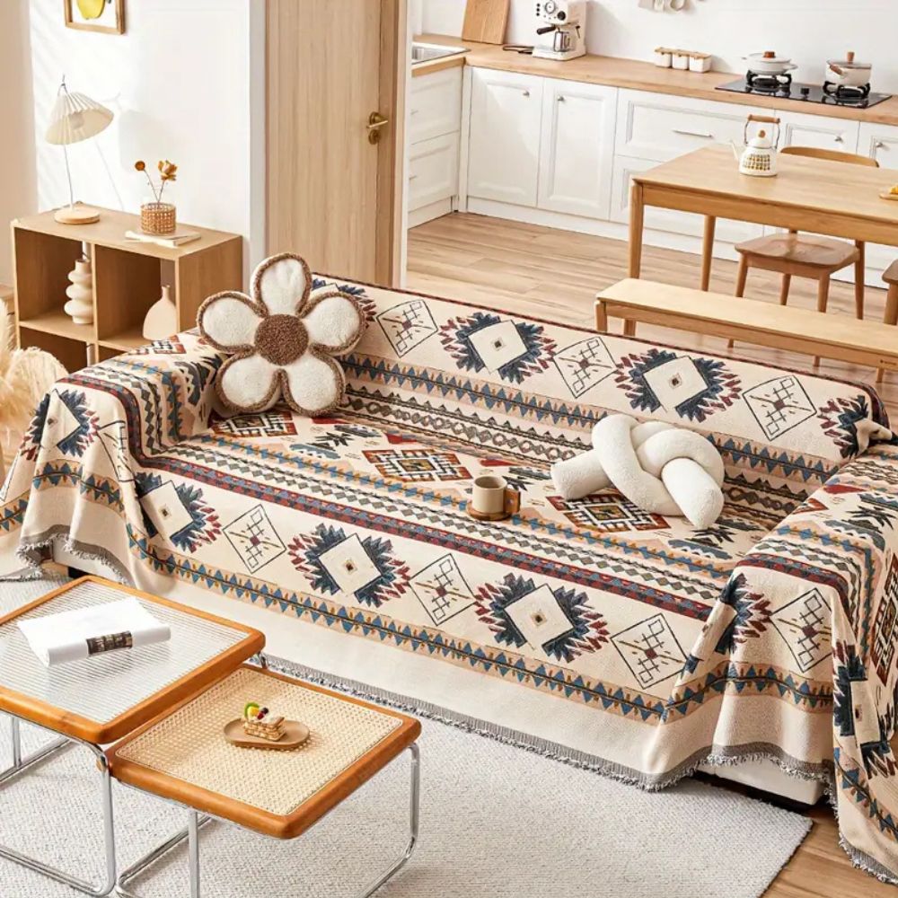 BowLift | Tribal Weave Sofa Cover