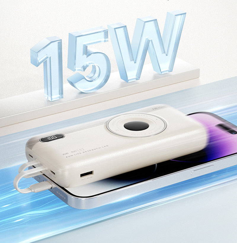 BowLift | 20000mAh Built-In Cable Fast Charging Power Bank