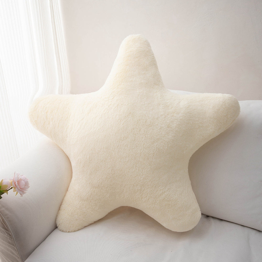BowLift | Cuddly Pastel Fluffy Star Cushion