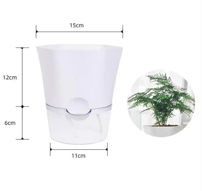 BowLift | Plant pot with water reservoir – Self-watering flower pot for houseplants