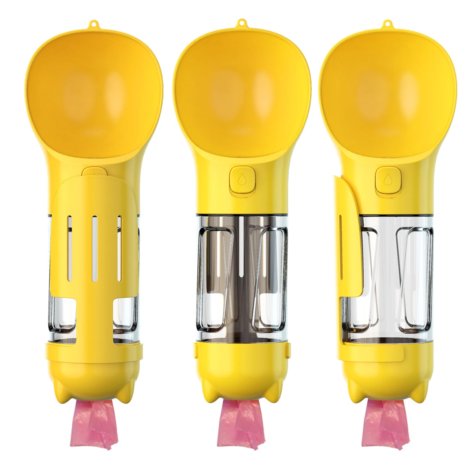 Portable 300ml Pet Water Bottle with Travel Bag