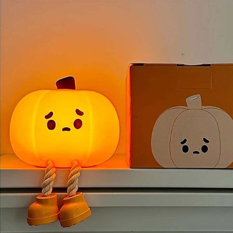 BowLift | LED night light in the shape of a pumpkin, charged via USB