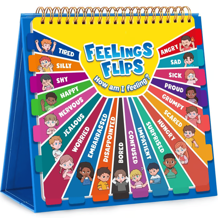 BowLift |  Children's Feelings and Emotions Book – A Fun Flipbook for Emotional Awareness!