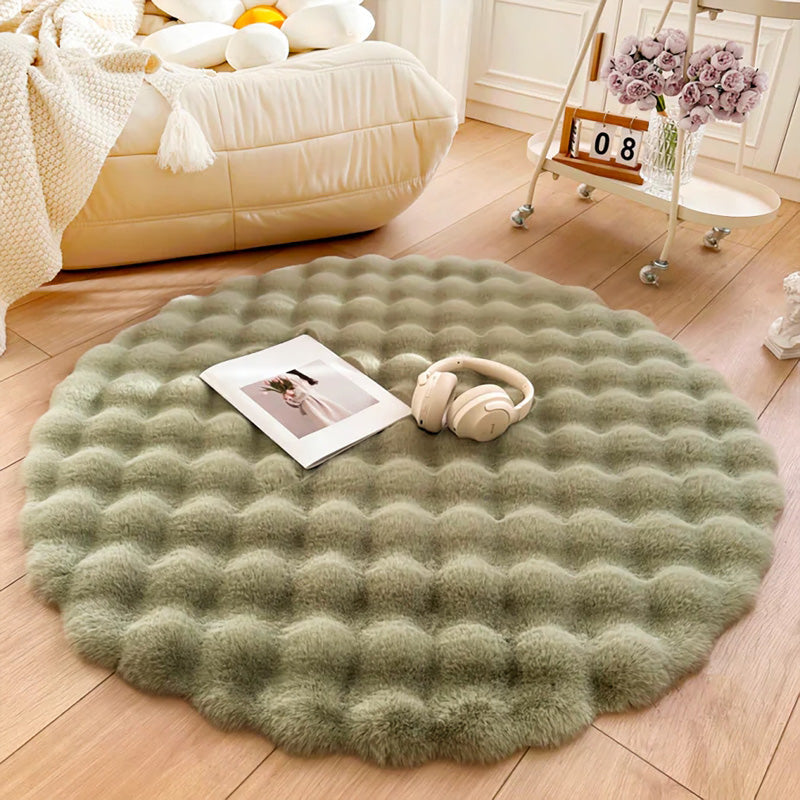 BowLift | Nordic Round Plush Floor Mat