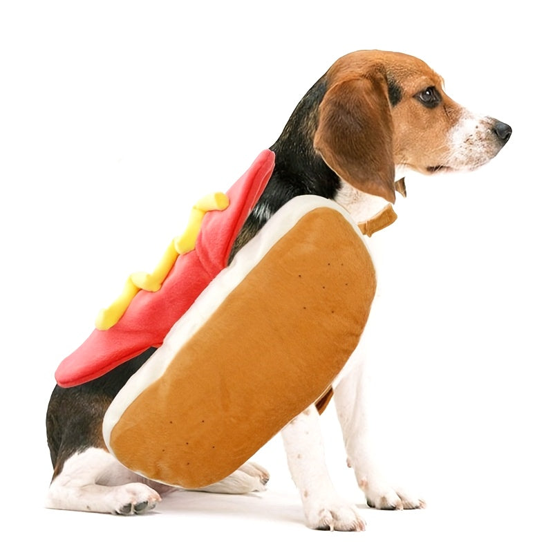 BowLift | Funny Plush Dog Halloween Costume | Hot Dog Design