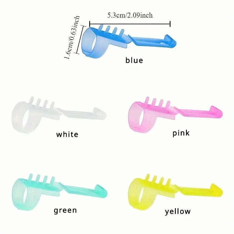 BowLift | 5-piece Set Yarn Guide Ring – for comfortable and fast knitting & crocheting!