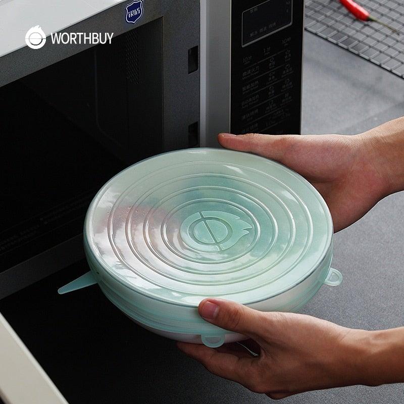 BowLift | 6 Pieces/Set Food Silicone Cover