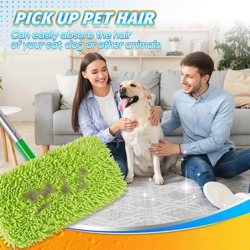 BowLift | Chenille Mop Refill Pads for Home Use – Replacement Mop Heads for Floor Cleaning