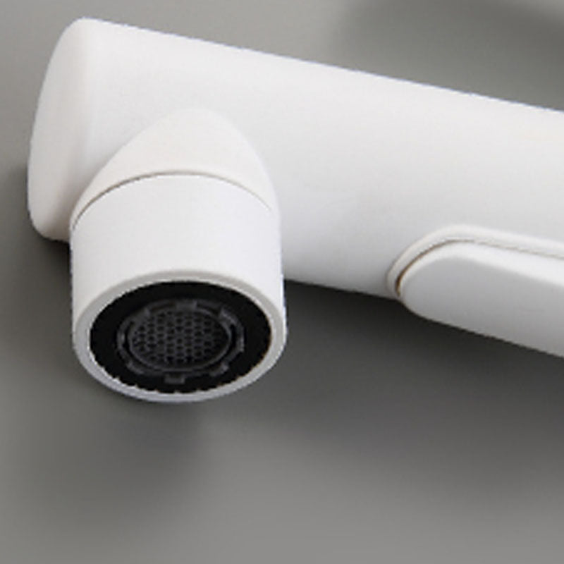 BowLift | Contemporary Single Handle Faucet Retractable Sink Faucet with Lever Handle