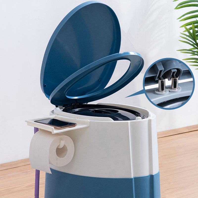 BowLift | Contemporary plastic floor-mounted toilet bowl with toilet seat for the bathroom