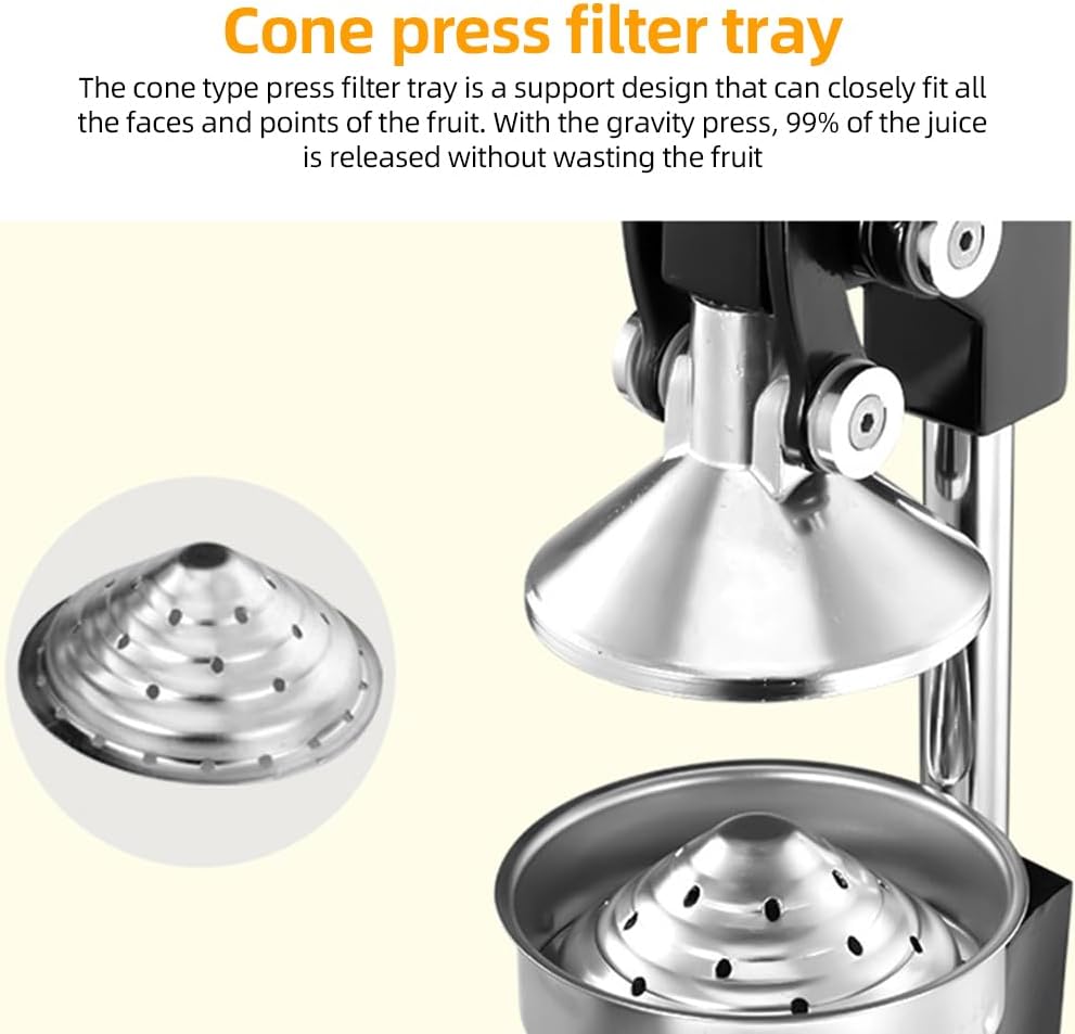 BowLift | Cast-Iron Hand Press Juicer with 99% Extraction and Stainless Steel Build – Orvado