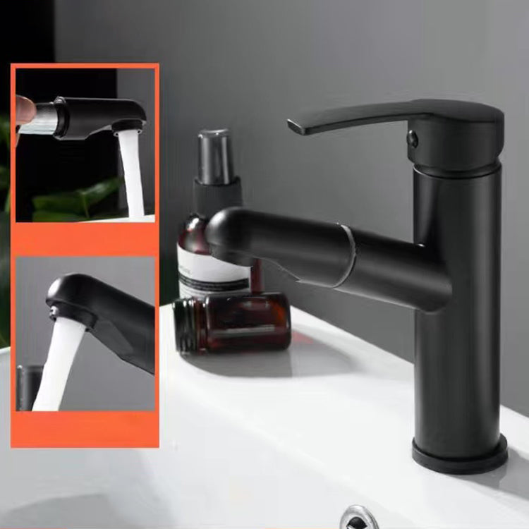 BowLift | Pull-out simple bathroom sink tap 1 hole single lever faucet