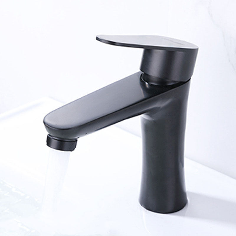 BowLift | Contemporary Stainless Steel Sink Faucet Lever Handles Low Arc Sink Faucet