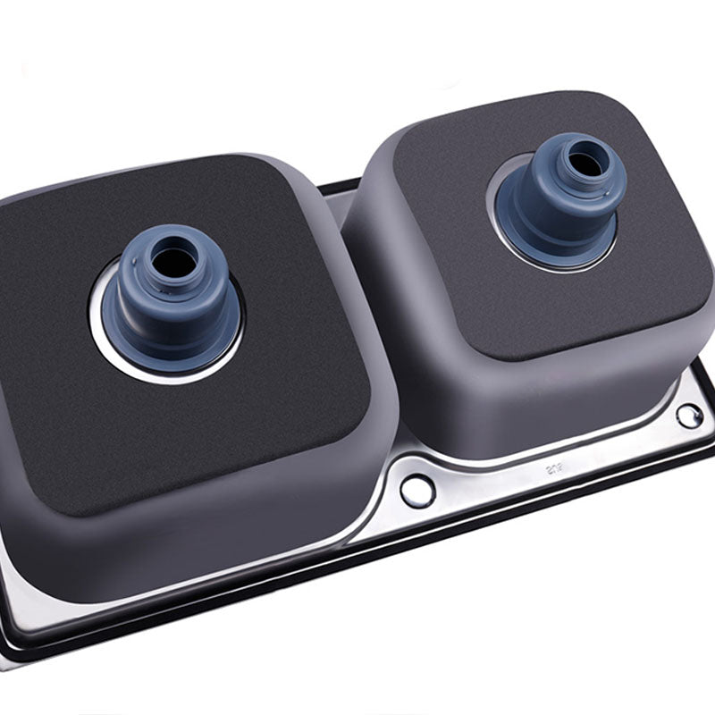 BowLift | Classic Style Kitchen Sink Stainless Steel Kitchen Sink with Drainage Hole Kit