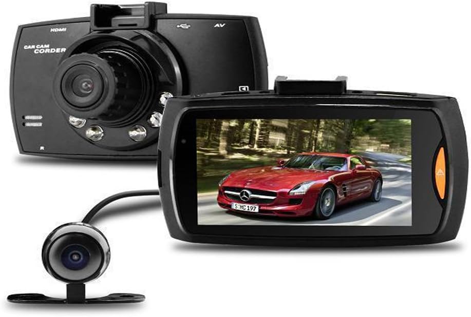 BowLift | Dual Lens Car Dash Cam G30 2.7" LCD Full HD 1080P with G-Sensor
