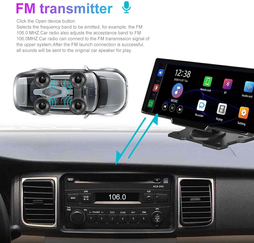 BowLift | CarVision Pro – Smart Car Display with Apple CarPlay, Android Auto & Dash Camera