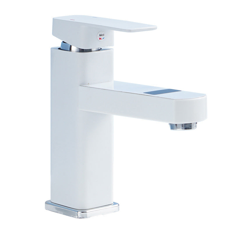 BowLift | Contemporary sink faucet Digital display Monochrome Low arch basin Bathroom sink