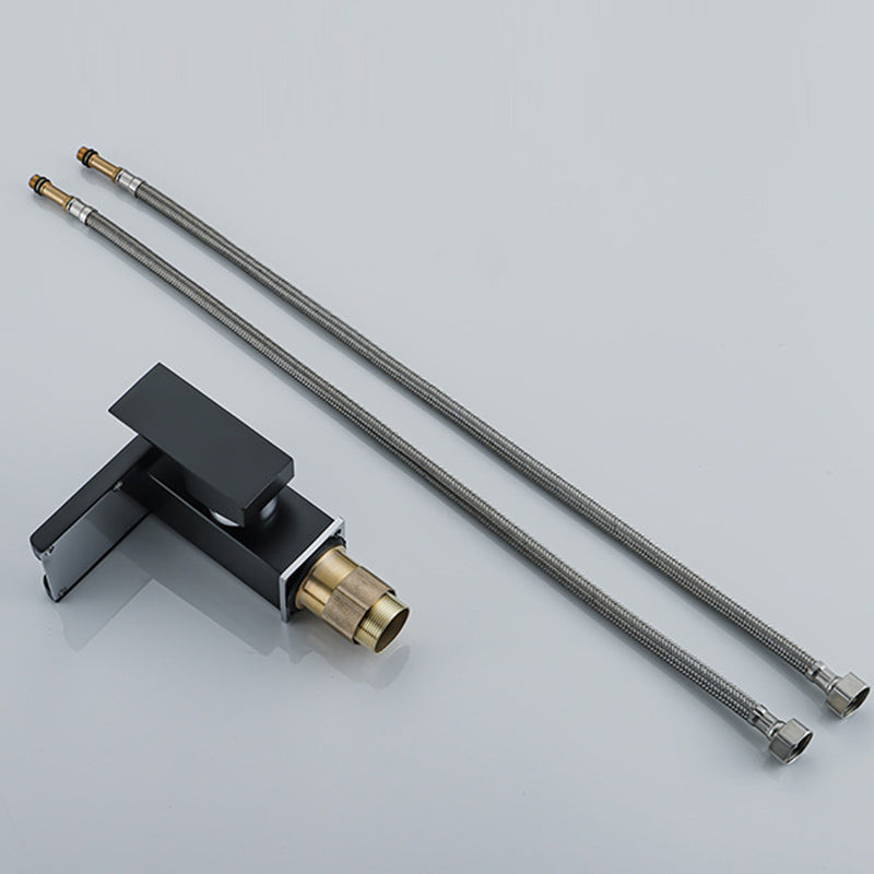 BowLift | Contemporary Sink Faucet Solid Color Low Arc Bathroom Sink Faucet