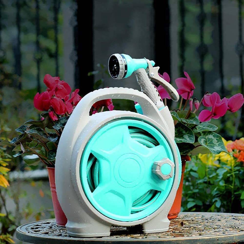 BowLift | Practical hose reel with spray nozzle – Compact garden hose cart for easy watering