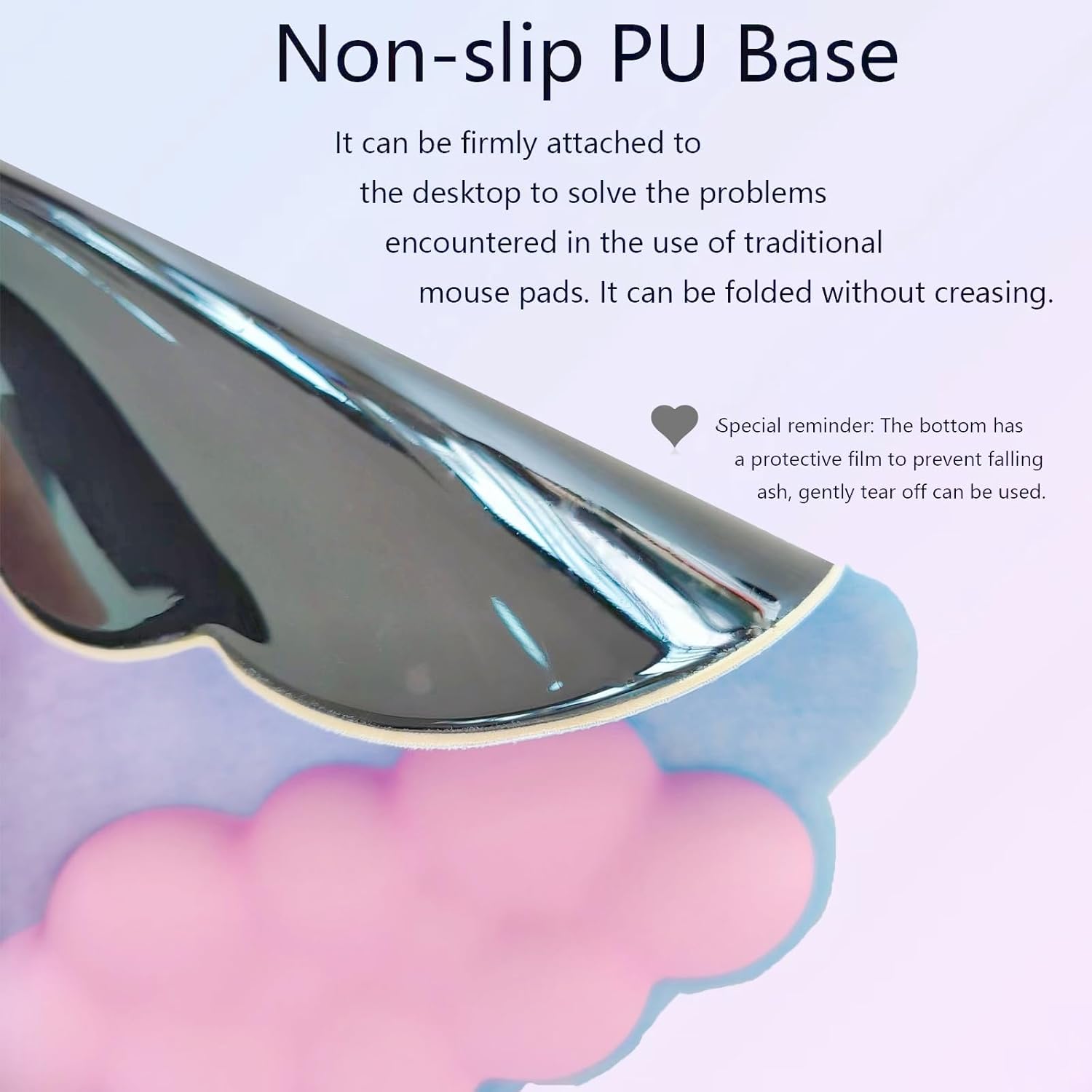 BowLift | Cloud-Shaped Ergonomic Wrist Rest Set with Mouse Pad & Coaster – Zeyora