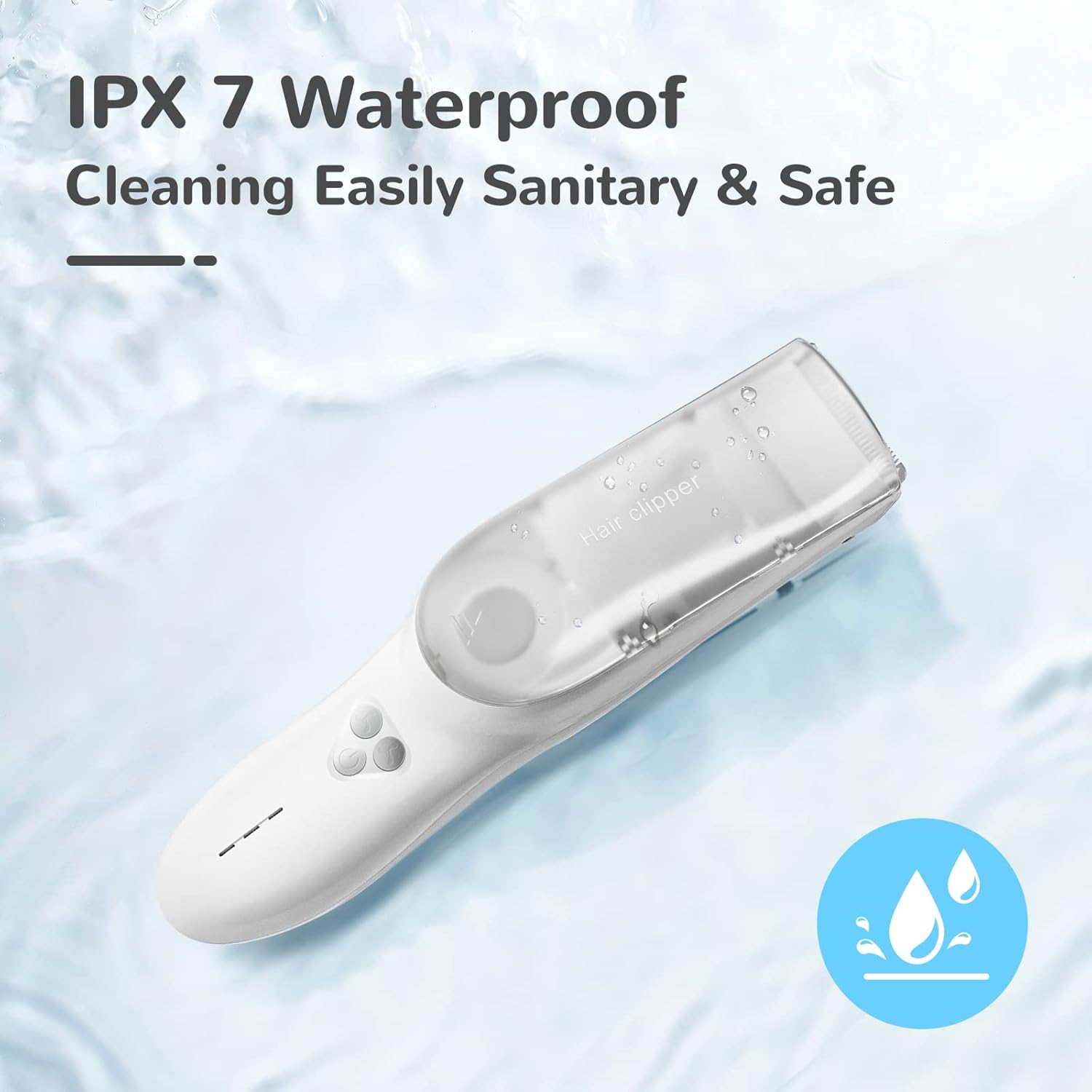 BowLift | Baby Hair Clipper with Vacuum System – Waterproof Rechargeable Clipper with Storage Box