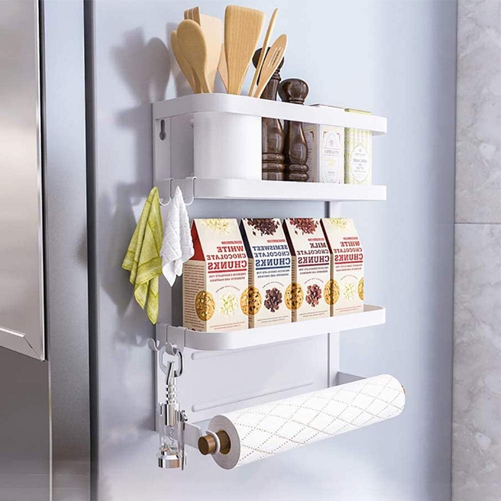BowLift | Magnetic Fridge Spice Rack with Paper Towel Holder – Oryden