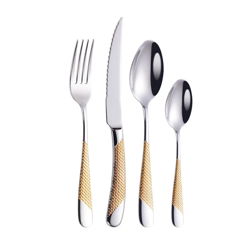 BowLift | Fashion Golden Dinnerware Set