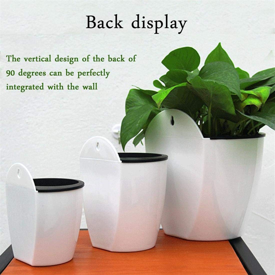 BowLift | Self-watering hanging plant pot – Modern flower pot for wall mounting