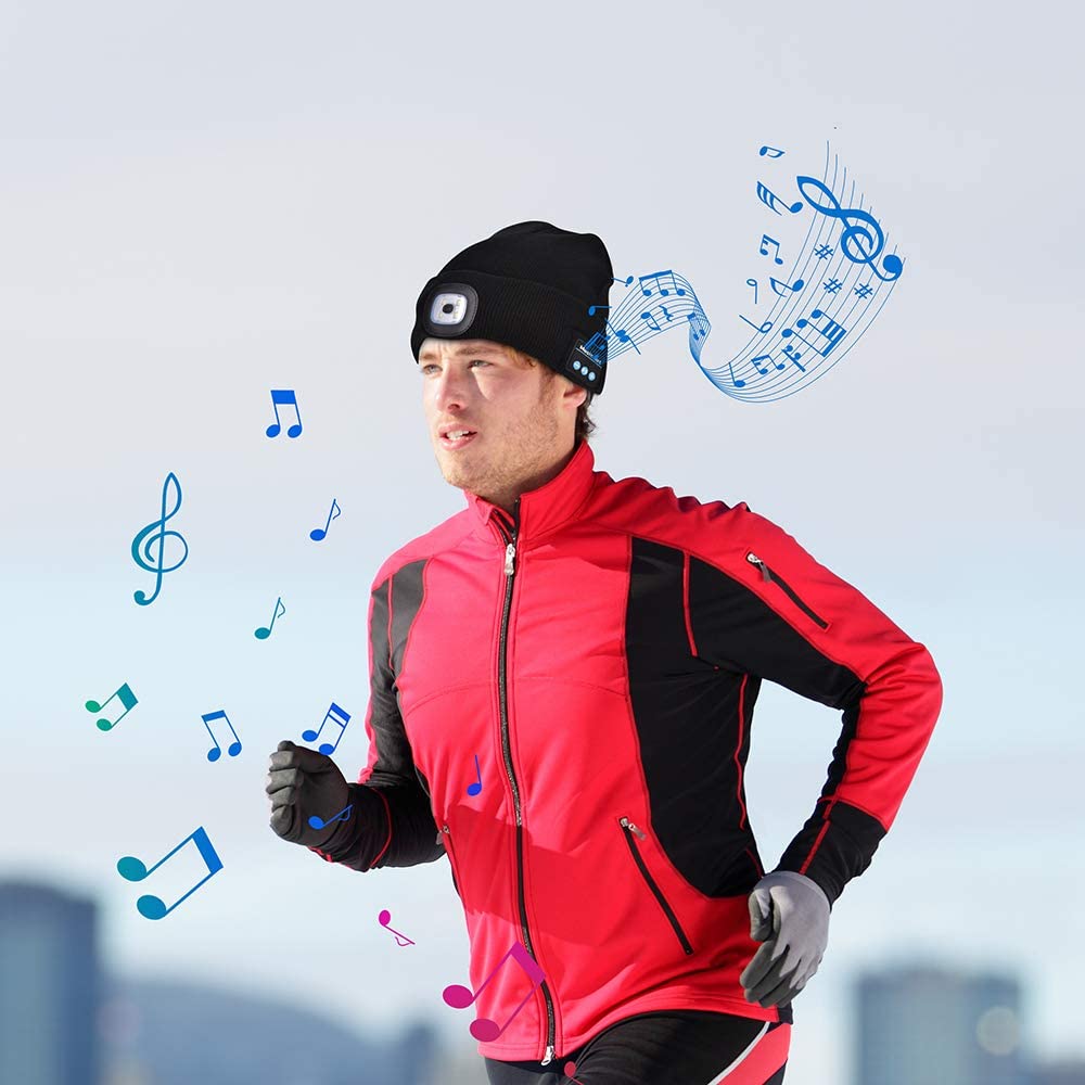 BowLift | Bluetooth Beanie Hat Light Wireless Headphones