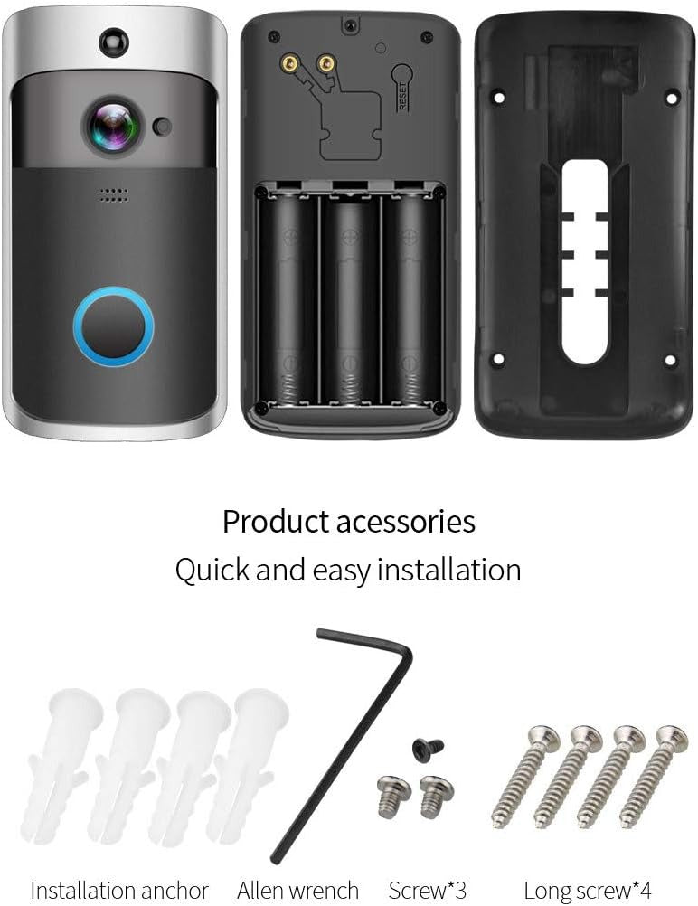 BowLift | Wireless HD WiFi Video Doorbell | Night Vision, Two-Way Intercom & Motion Alerts for Home Security