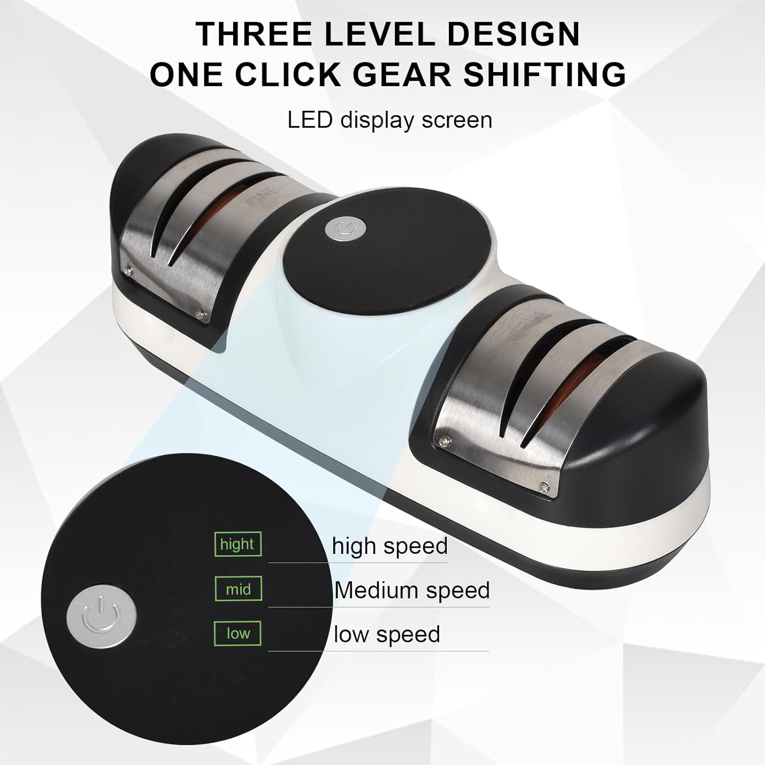 BowLift | Electric Knife Sharpener with 3 Speeds & LED Display – EdgeMaster