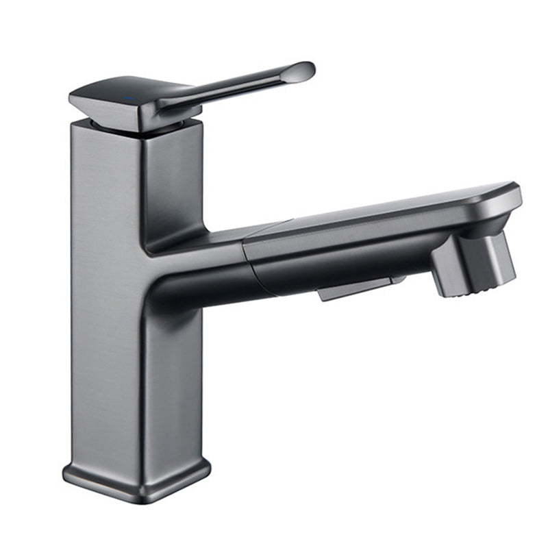 BowLift | Contemporary Container Faucet Lever Handles Low Arc Copper Container Faucet