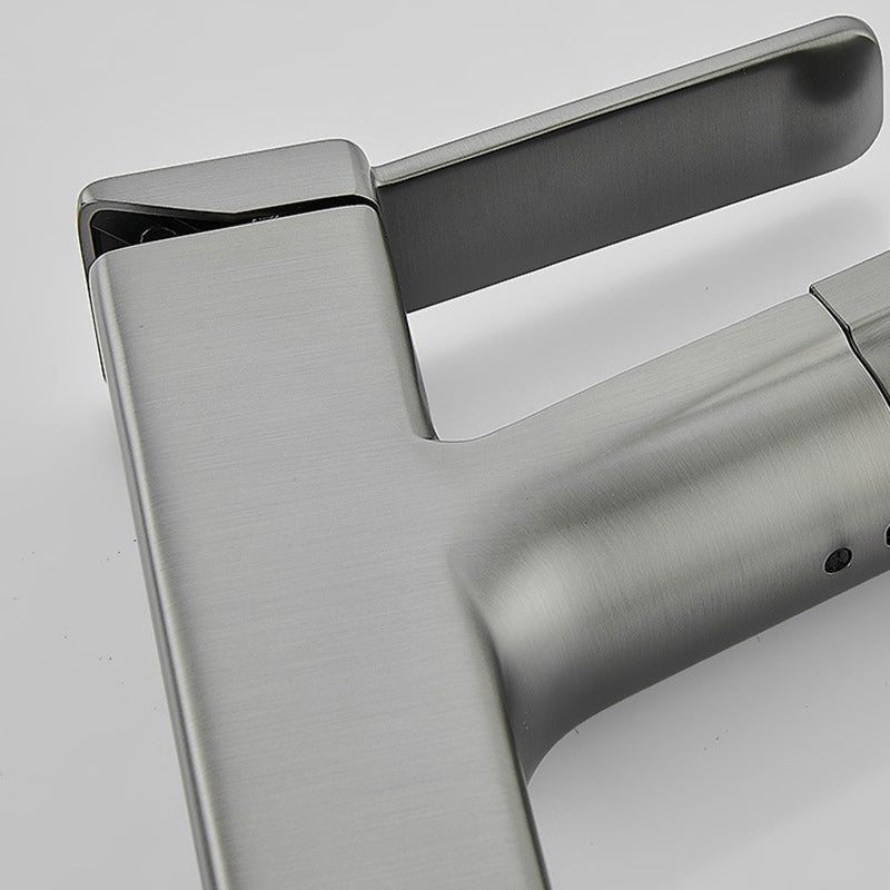 BowLift | Contemporary Container Faucet Lever Handles Low Arc Copper Container Faucet