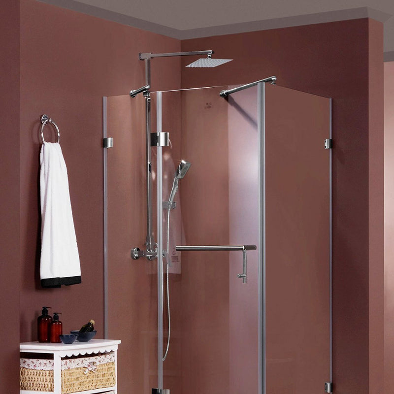 BowLift | Wall Mounted Fixed Shower Head Modern Style Metal Shower Head