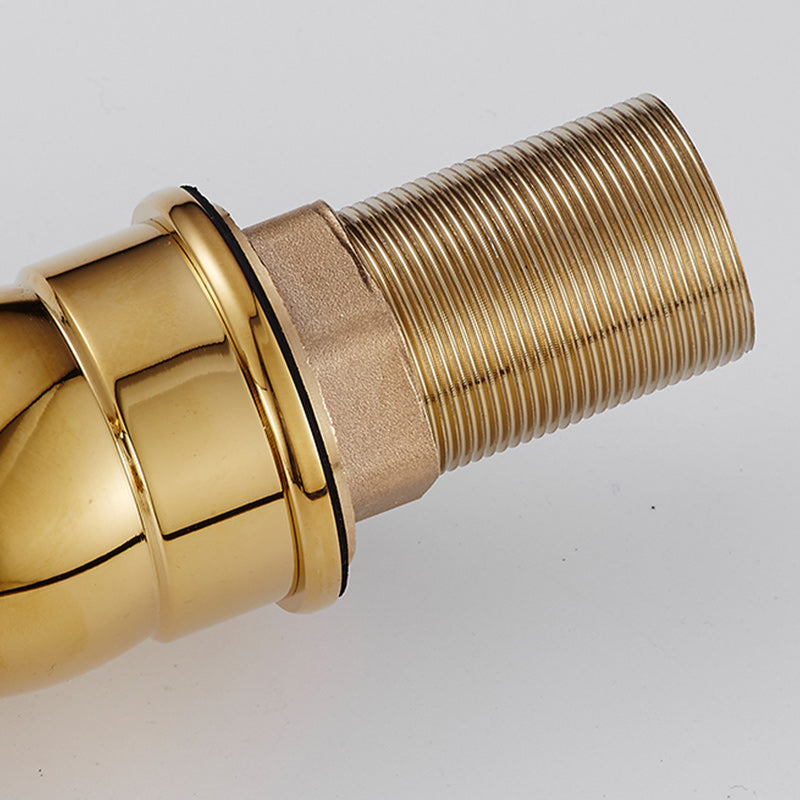 BowLift | Centered Basin Mixer Single Hole Bathroom Faucet with 2 Cross Handles