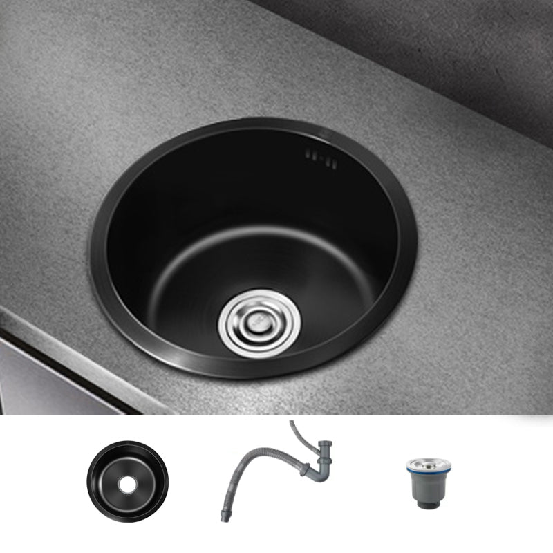 BowLift | Classic Round Wash Basin Stainless Steel Built-in Basin Non-slip Round Basin for the Kitchen