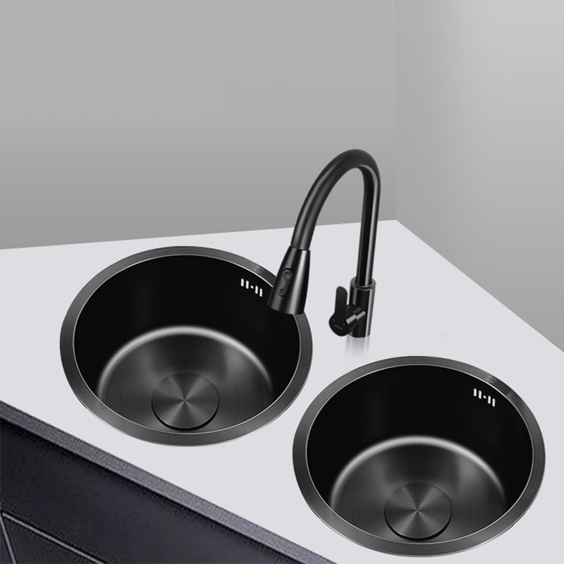 BowLift | Classic Round Sink Stainless Steel Built-in Sink Non-Slip Round Basin for the Kitchen