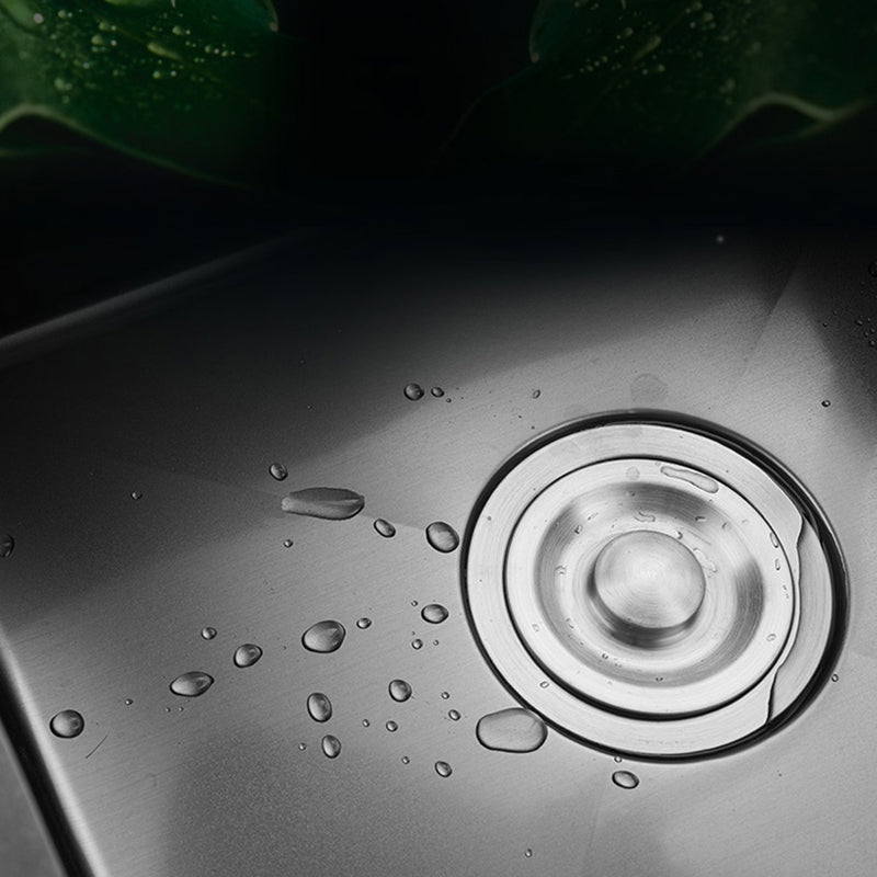 BowLift | Classic sink made of stainless steel built-in sink with scratch-resistant basin for the kitchen