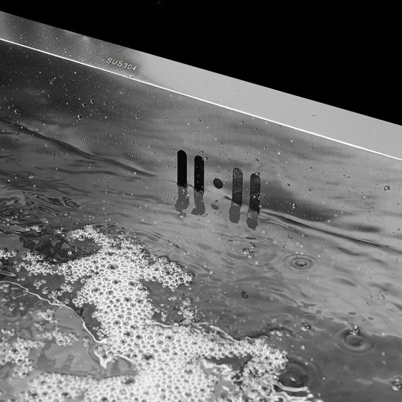 BowLift | Classic sink made of stainless steel built-in sink with scratch-resistant basin for the kitchen