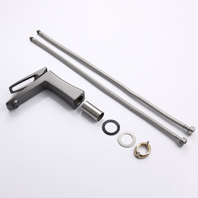 BowLift | Glam Vessel Sink Faucet Brass Lever Handles with Drain Assembly Sink Mixer