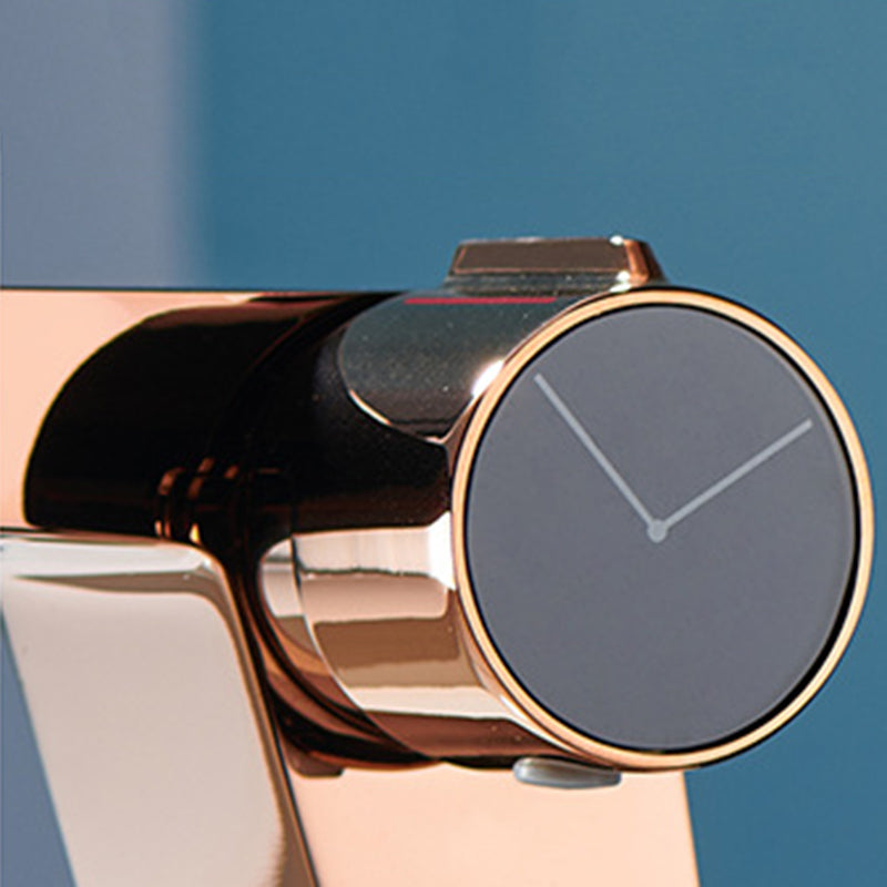 BowLift | Modern Bathroom Sink Faucet Brass Knob Handle Low Arc Basin Faucet