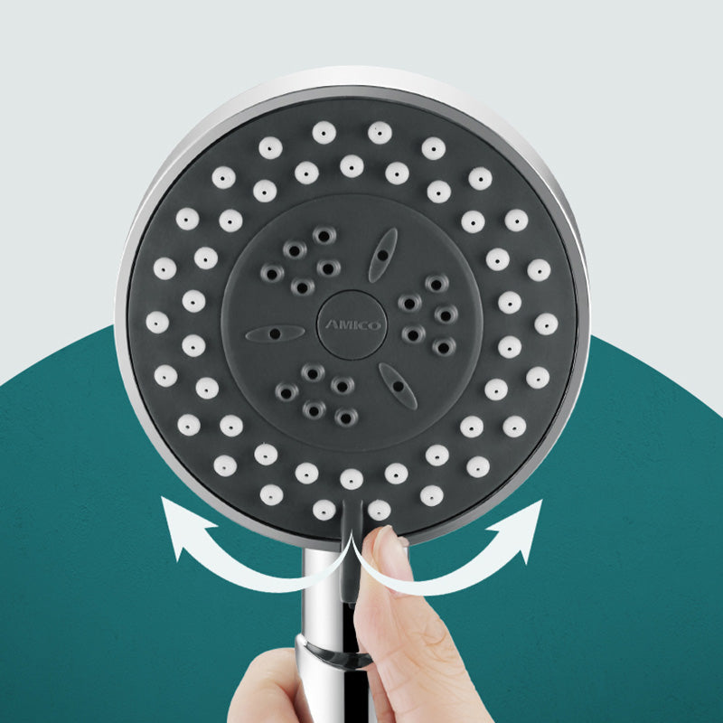 BowLift | Contemporary Showerhead Combination Metal Round Handheld Showerhead