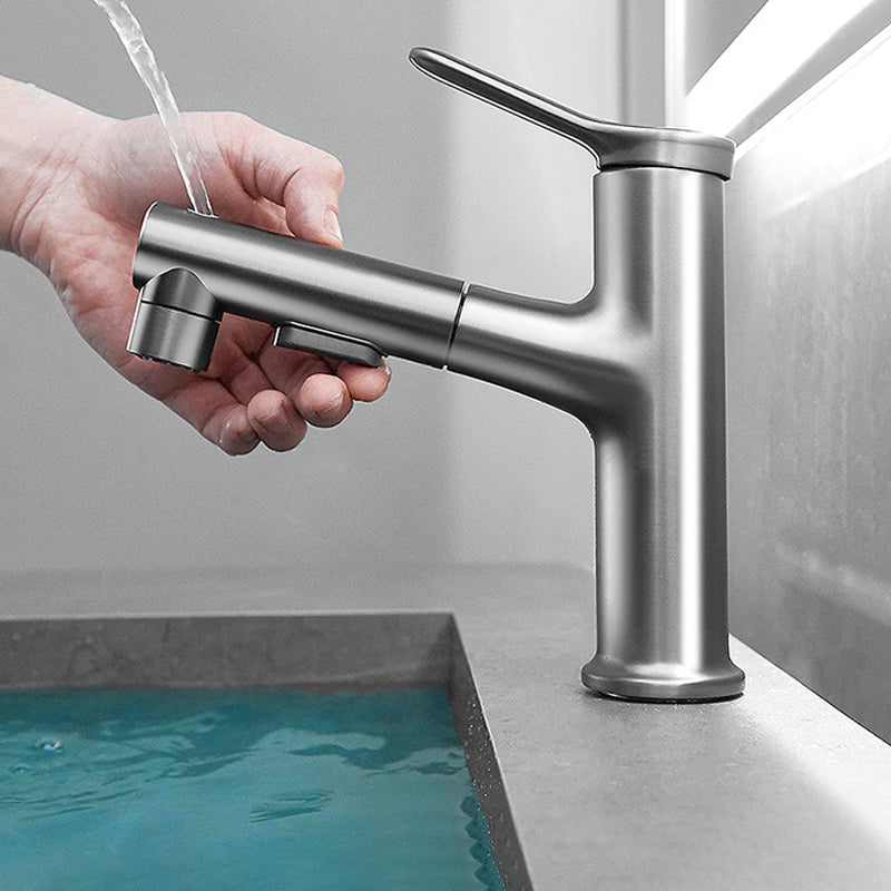 BowLift | Contemporary Single Color Faucet Low Arc Centerset Sink Faucet for Bathroom