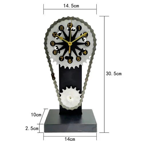 BowLift | Watch chain with movement - Silent rotating table clock