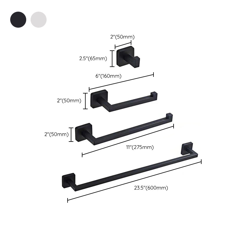 BowLift | Stainless Steel Bathroom Fittings Modern Style Simple Bathroom Fitting Set
