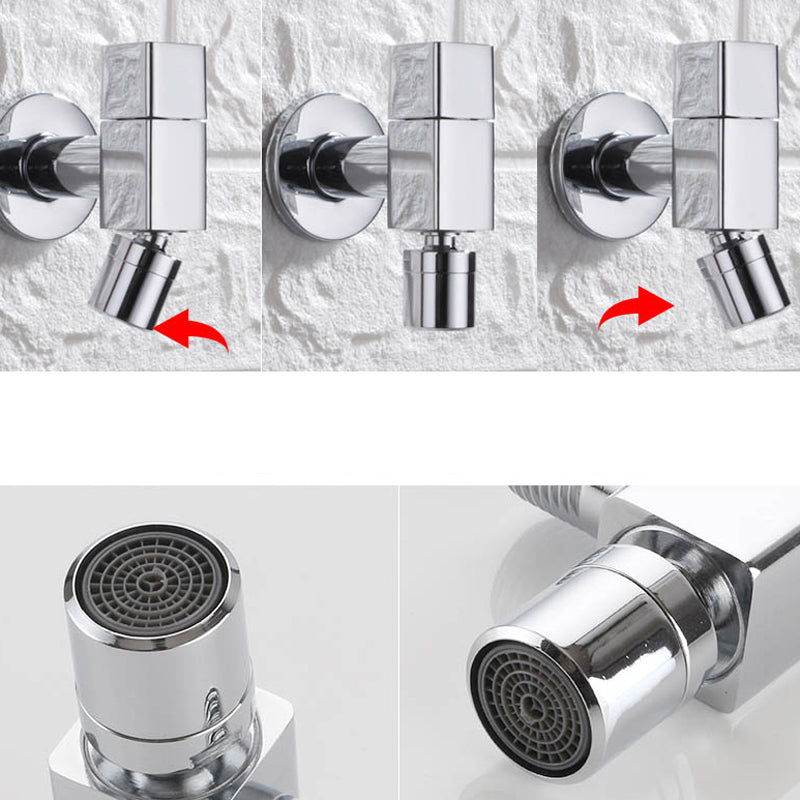 BowLift | Contemporary Wall-Mounted Bathroom Faucet Knob Handle Solid Brass Round Faucet