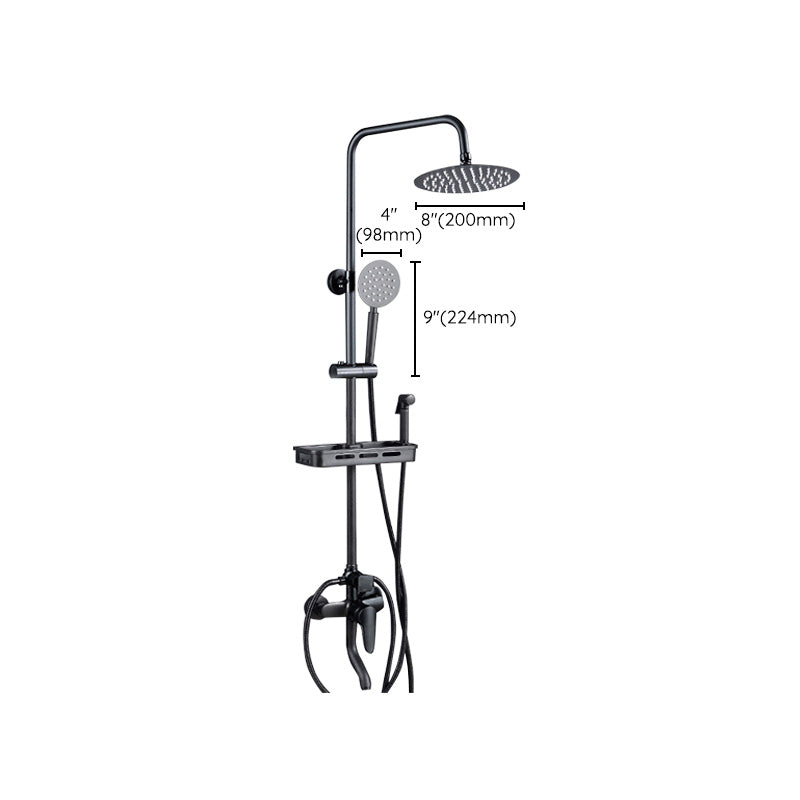 BowLift | Adjustable spray sample shower combination metal shower fitting arm showerhead with slip bar